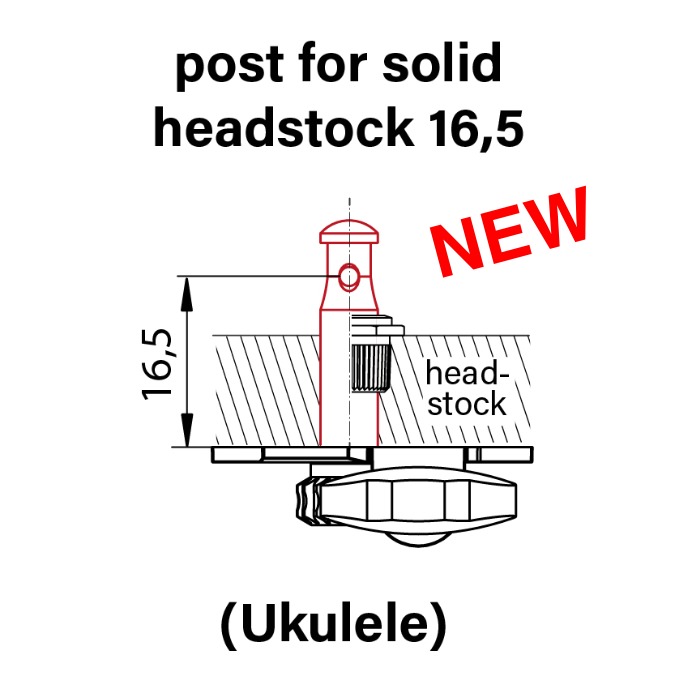 New: GrandTune with 16.5 mm post length for ukulele! New: GrandTune with 16.5 mm post length for ukulele!