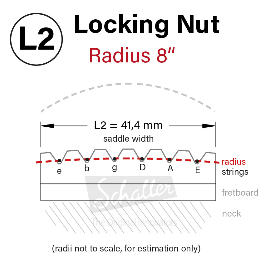 Nut L2/Radius 8