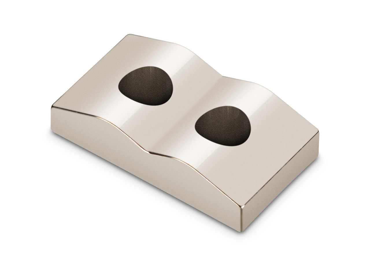 1 Center nut block for locking nuts 7-strings